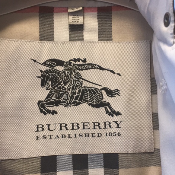 Burberry classic fabric trench coat
